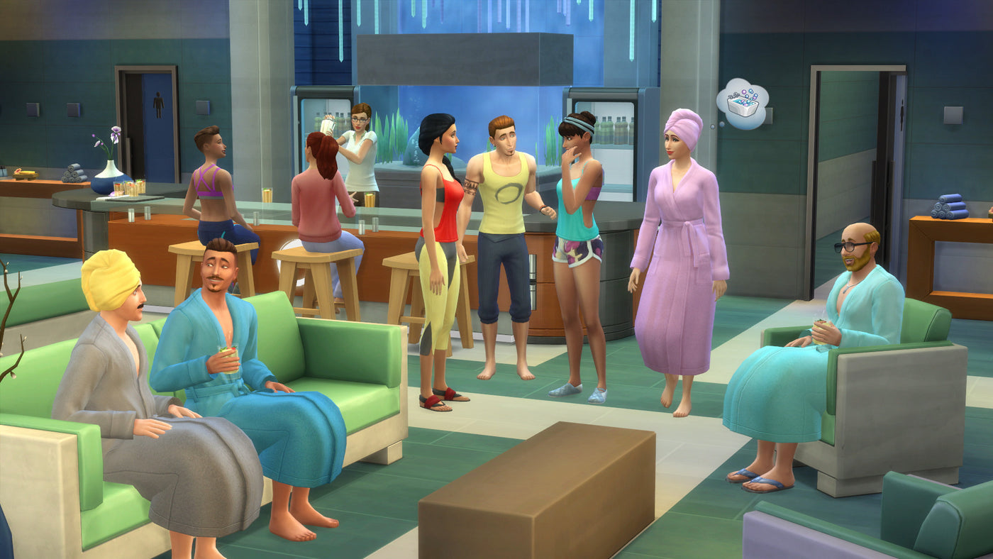 Sims 4 - Spa Day DLC - Xbox One — скриншот 2