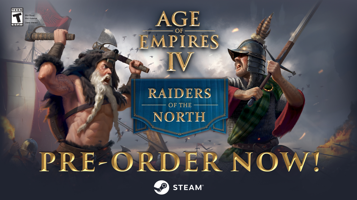 Pre-Order Raiders of the North for Age of Empires IV