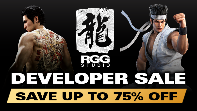 Save up to 75% Off During the RGG Studio Developer Sale