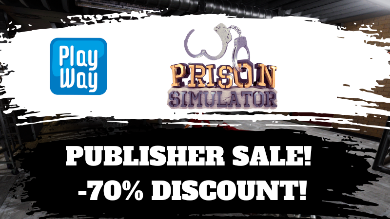🚨 Prison Simulator & DLCs are -70% OFF in the PlayWay Sale!