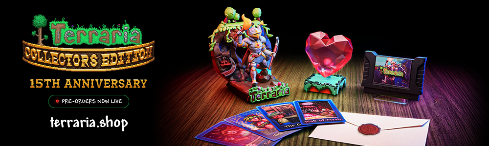 Terraria 15th Anniversary Collector's Edition - Preorders are now open!