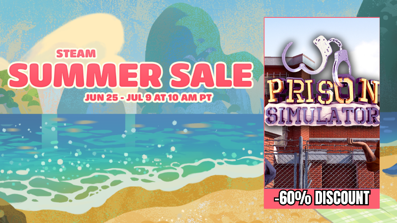 Prison Simulator is currently 60% OFF on Steam!