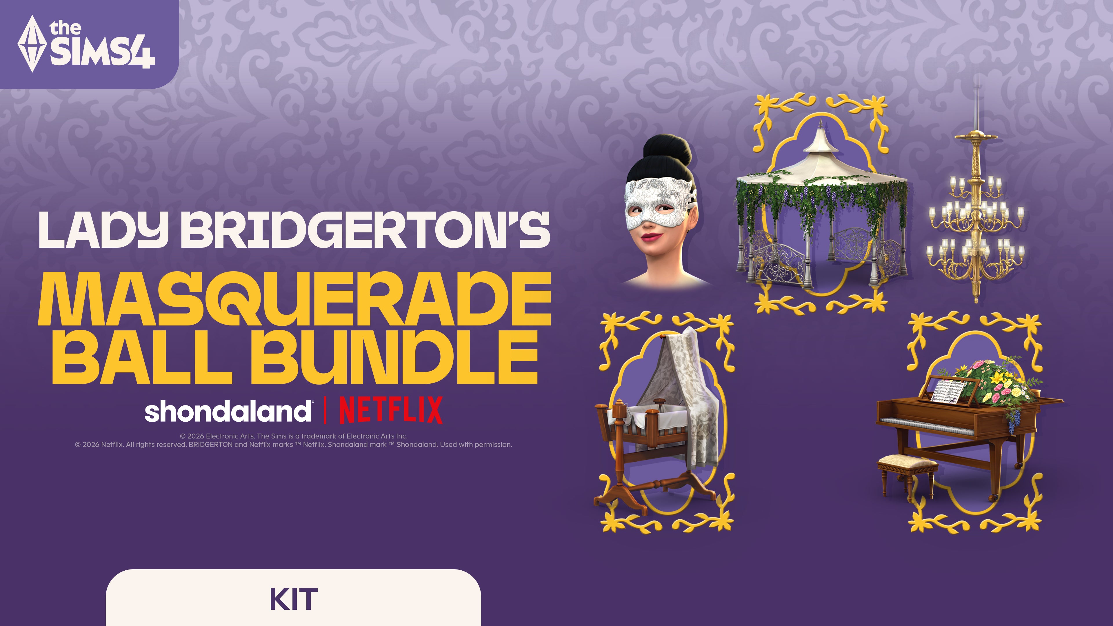 The Sims™ 4 Lady Bridgerton’s Masquerade Ball Bundle