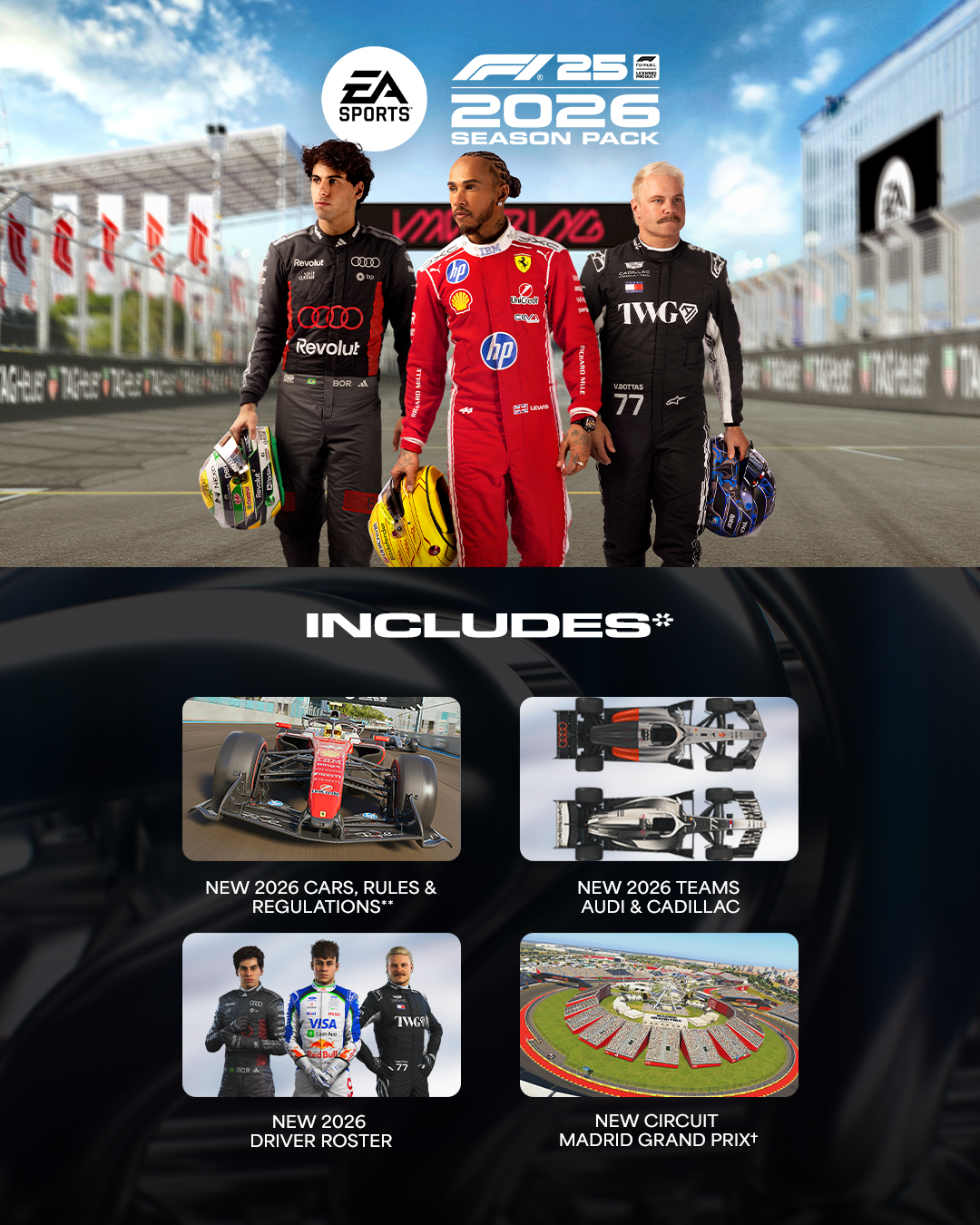 F1 25's 2026 Season Pack arrives June 3