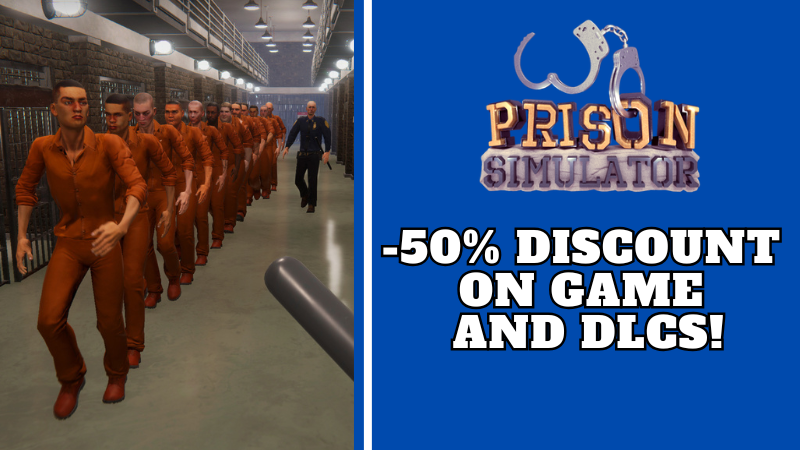 Prison Simulator is currently 50% OFF on Steam!