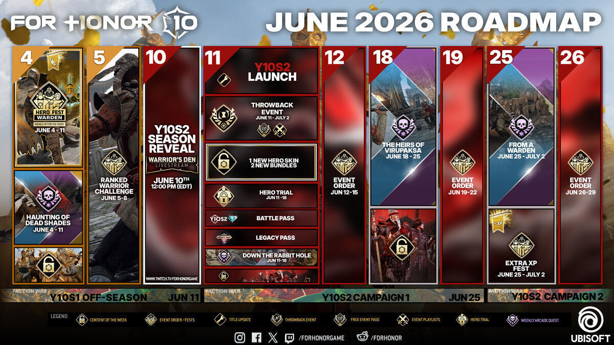 LIVE NOW - JUNE ROADMAP
