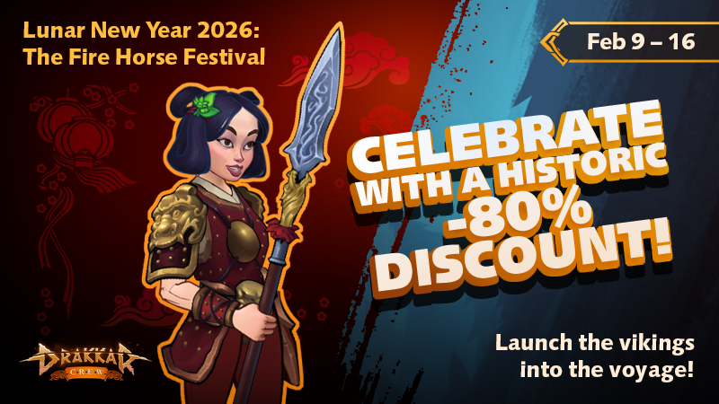 🐉 Drakkar Crew for Lunar New Year — a massive discount on Steam! ⚔️