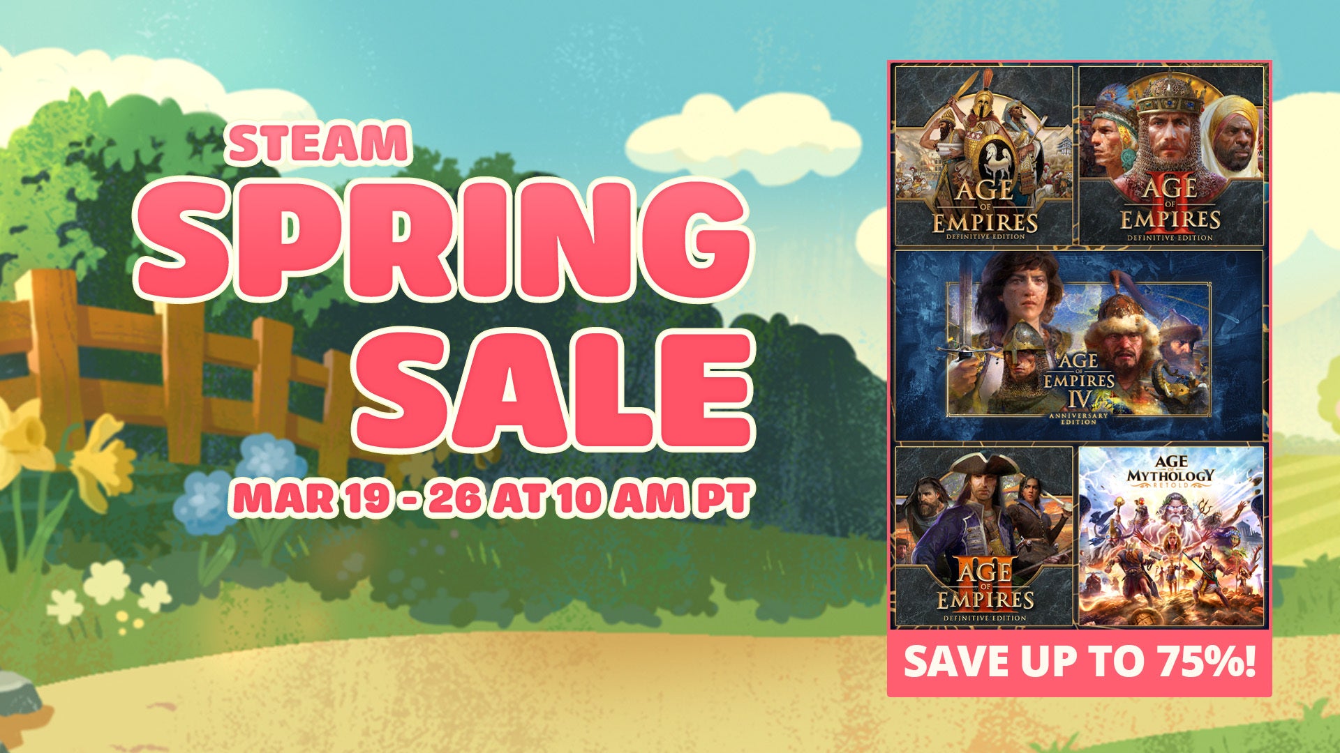 Spring Sale Is Happening Now!