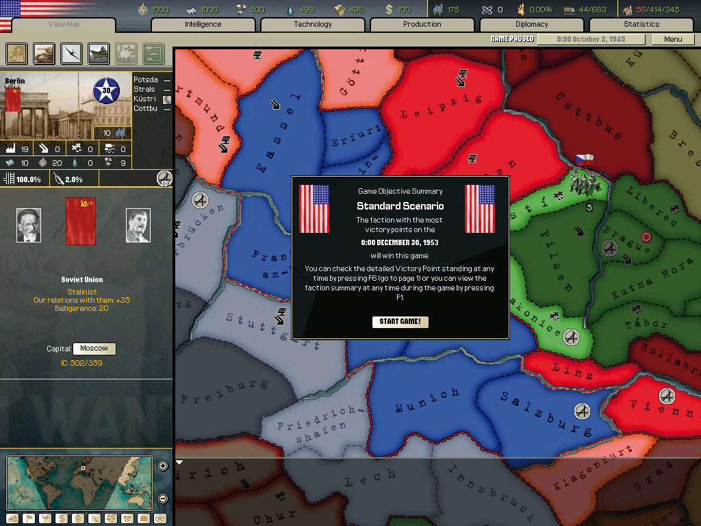 Hearts of Iron II Complete - PC (Steam) — скриншот 2