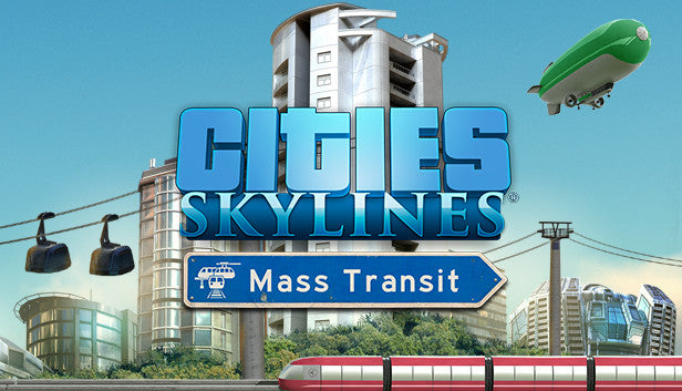 Cities Skylines - Mass Transit DLC - PC (Steam)