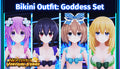 Neptunia Virtual Stars - Bikini Outfit- Goddess Set DLC - PC (Steam)