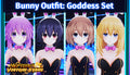 Neptunia Virtual Stars - Bunny Outfit- Goddess Set DLC - PC (Steam)
