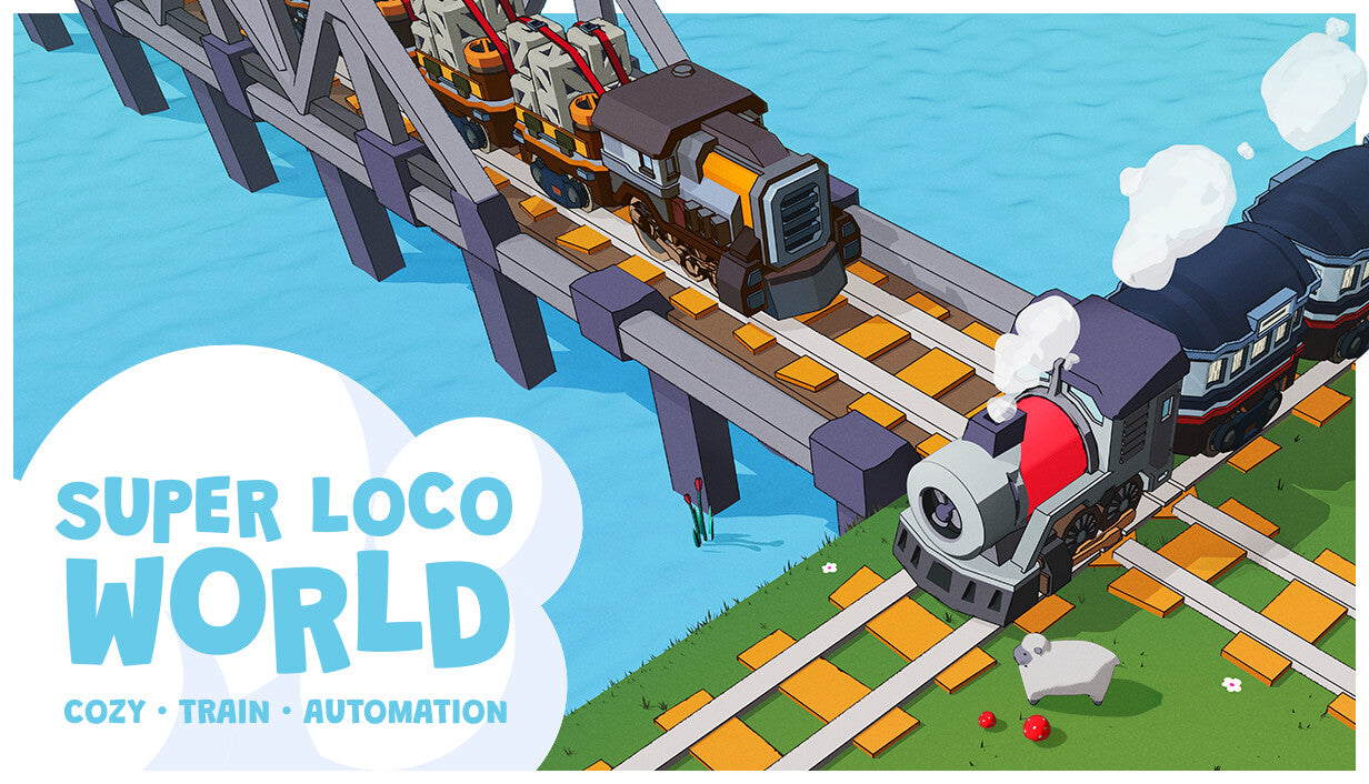 Super Loco World - Cozy Train Automation - PC (Steam)