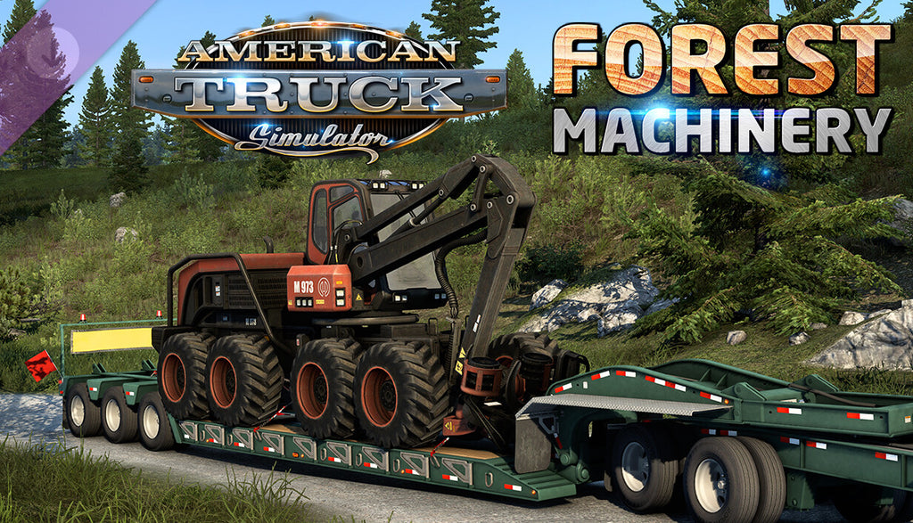 American Truck Simulator - Forest Machinery DLC - PC (Steam)