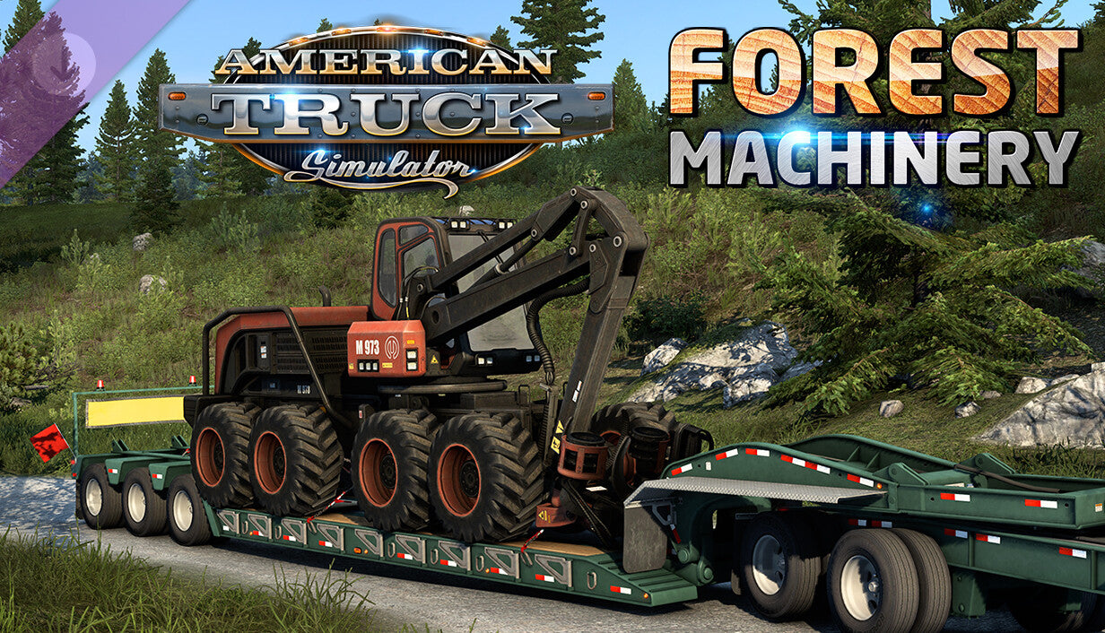 American Truck Simulator - Forest Machinery DLC - PC (Steam)