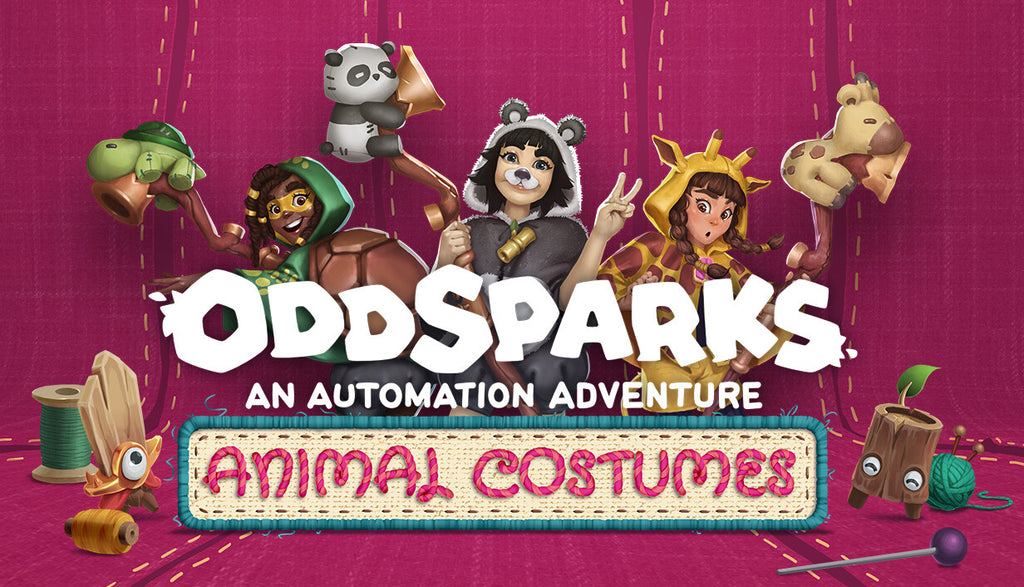 Oddsparks: An Automation Adventure - Tailor's Animal Costumes Pack DLC - PC (Steam)