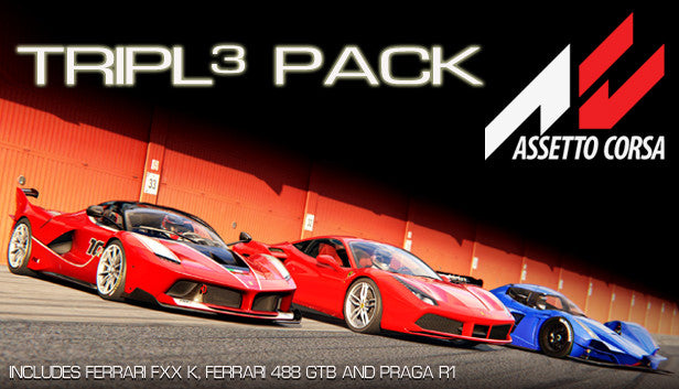 Assetto Corsa -Tripl3 Pack DLC - PC (Steam)