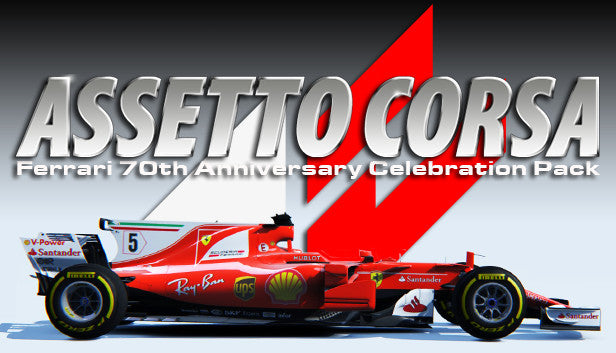 Assetto Corsa - Ferrari 70th Anniversary Pack DLC - PC (Steam)