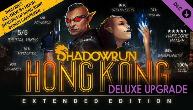Shadowrun: Hong Kong - Extended Edition Deluxe Upgrade DLC - PC (Steam)