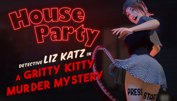 House Party - Detective Liz Katz in a Gritty Kitty Murder Mystery Expansion Pack DLC - PC (Steam)