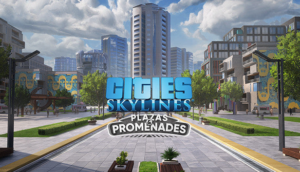 Cities Skylines - Plazas & Promenades DLC - PC (Steam)