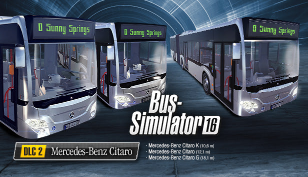 Bus Simulator 16 - Mercedes-Benz Citaro Pack DLC - PC (Steam)