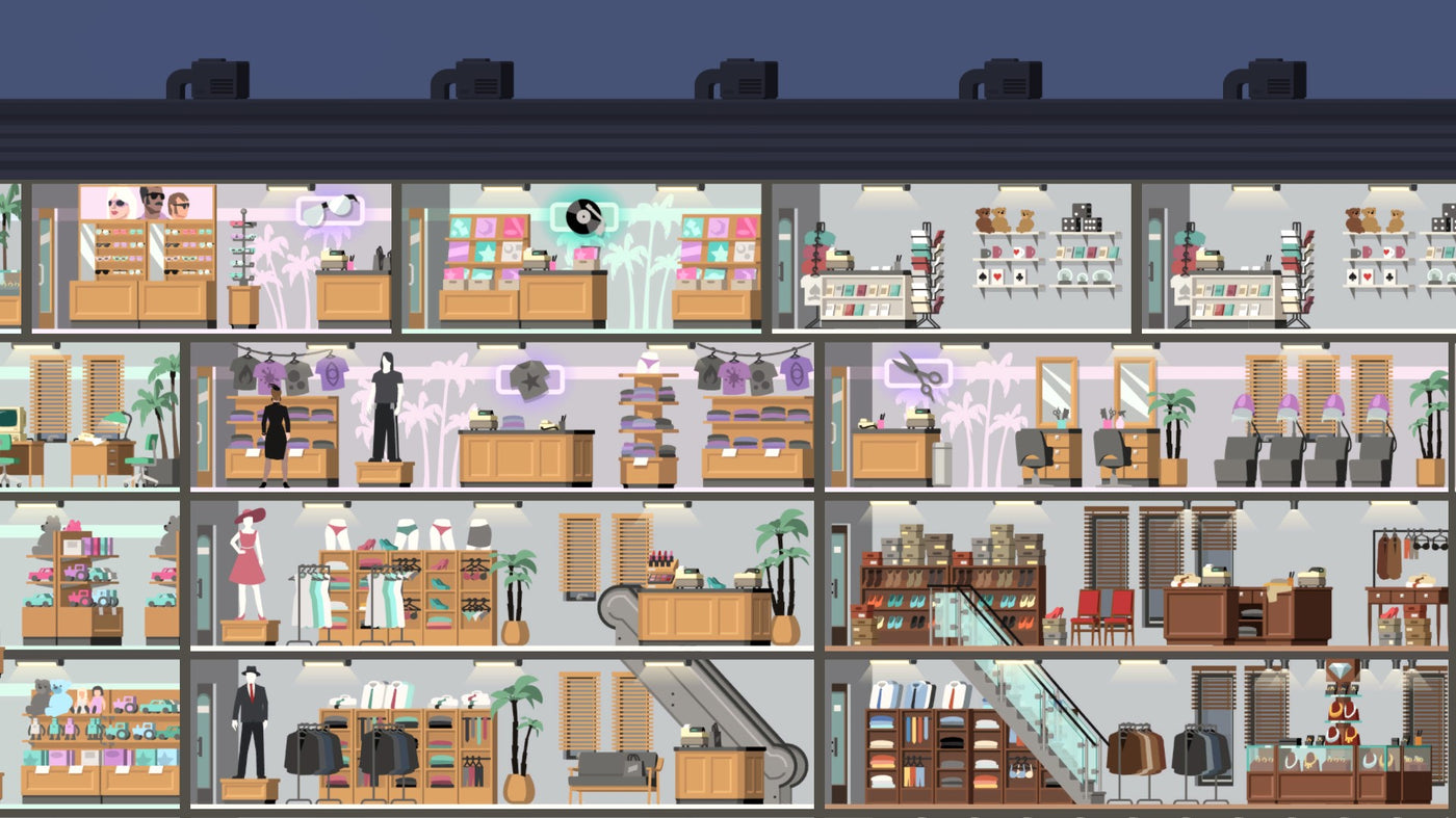 Project Highrise: Miami Malls DLC - PC (Steam) — скриншот 2