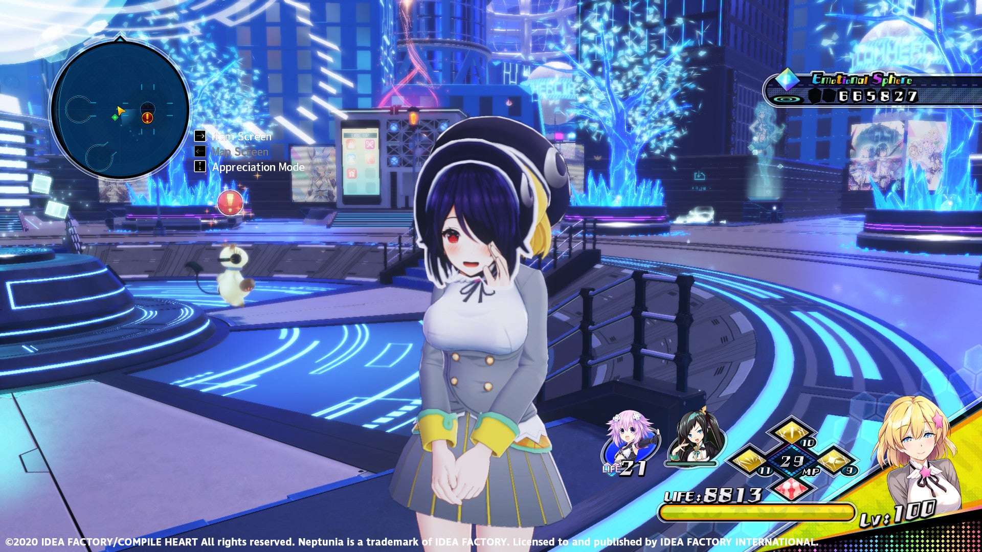 Neptunia Virtual Stars - Aogiri High School Pack DLC - PC (Steam) — screenshot 1