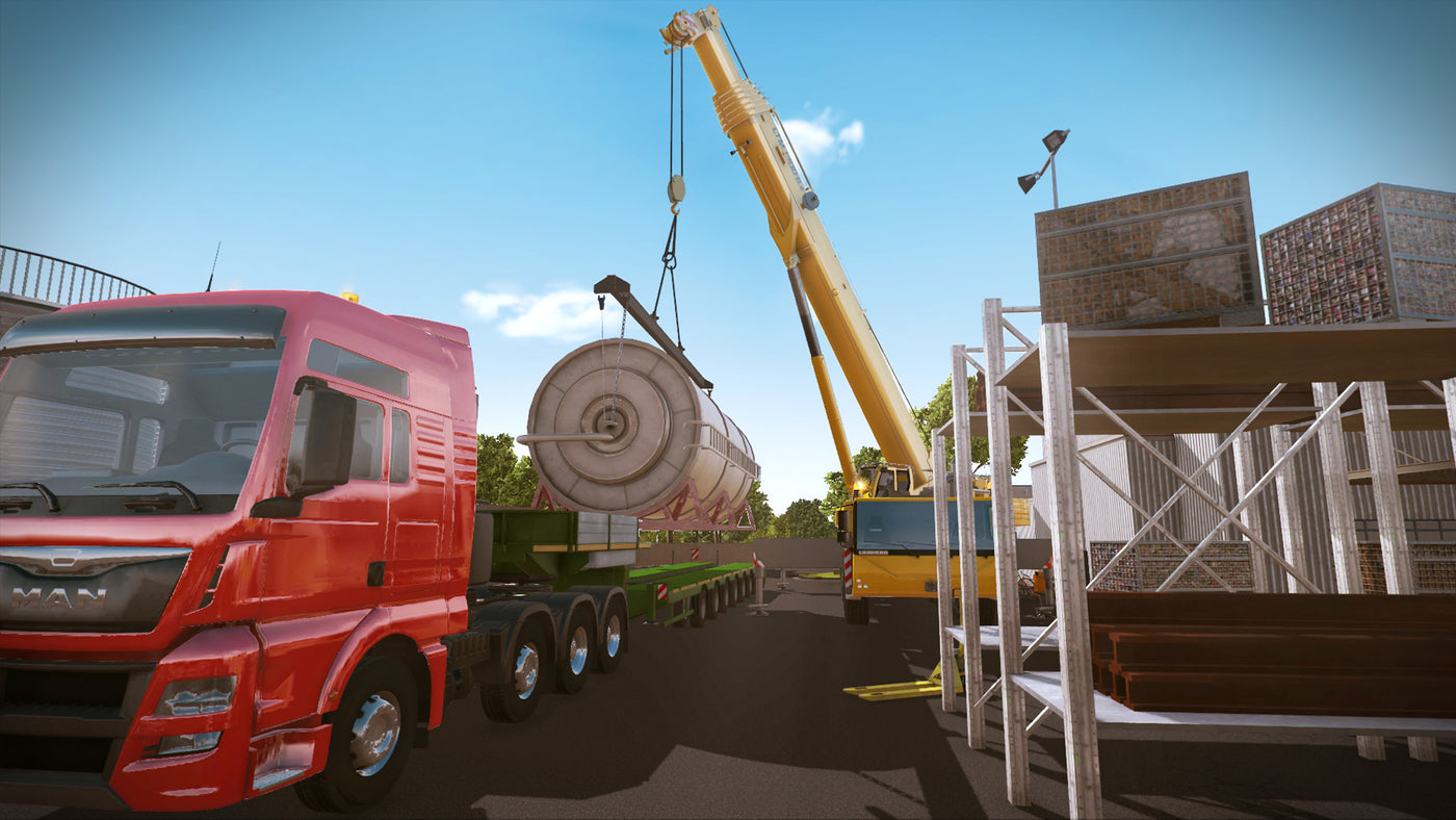 Construction Simulator 2015 - Liebherr LTM 1300 6.2 DLC - PC (Steam) — скриншот 3