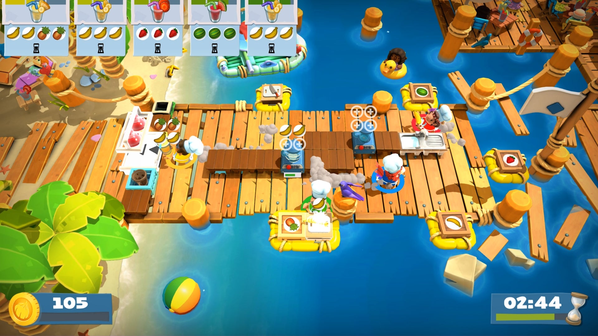 Overcooked! 2 - Surf 'n' Turf DLC - PC (Steam) — screenshot 1