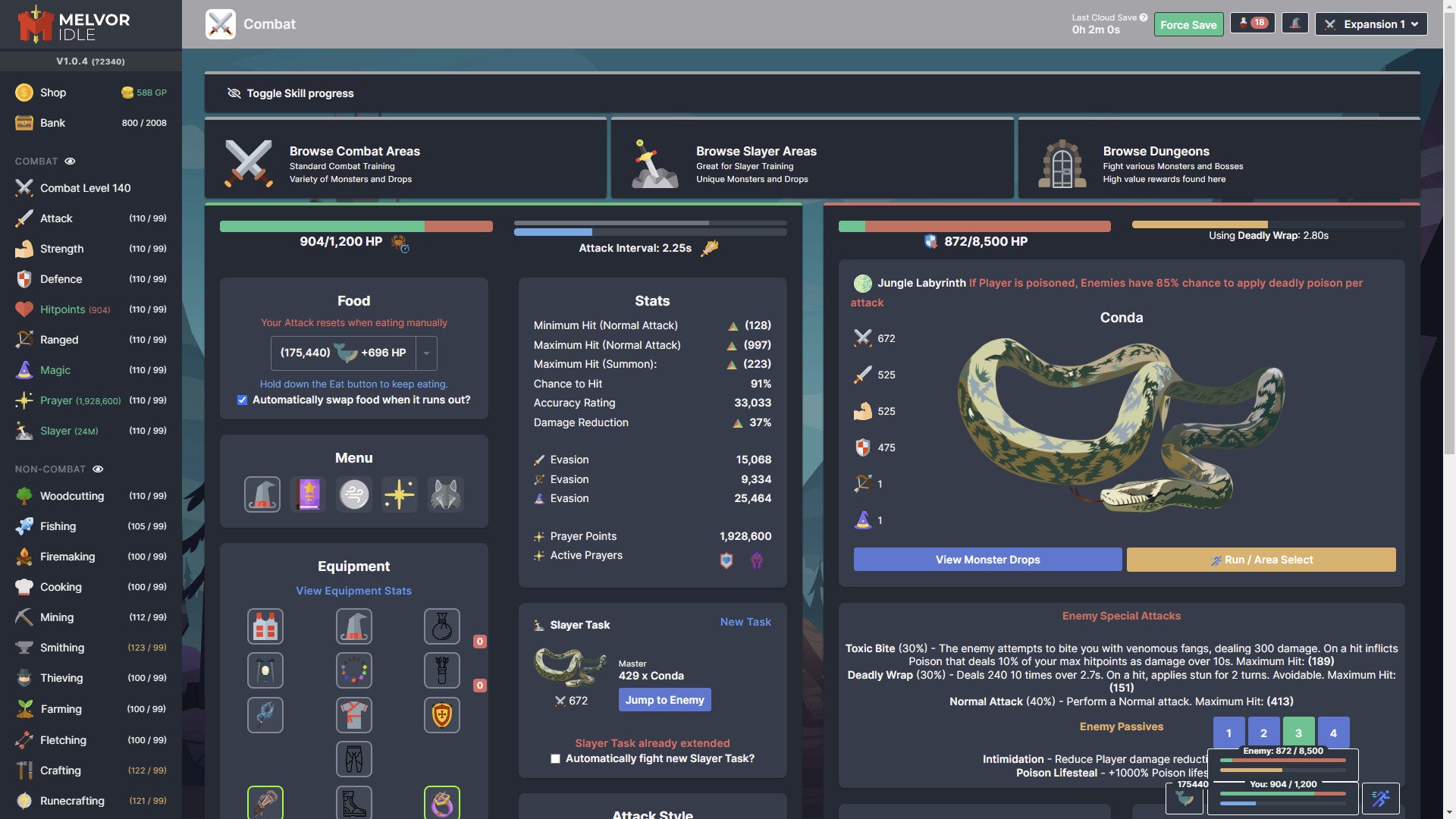 Melvor Idle: Throne of the Herald DLC - PC (Steam) — screenshot 1