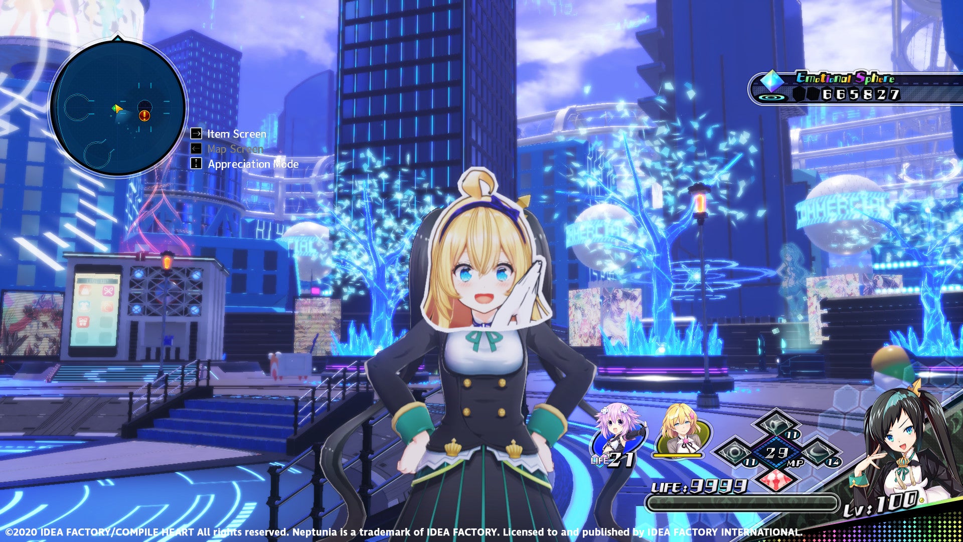 Neptunia Virtual Stars - Aogiri High School Pack DLC - PC (Steam) — screenshot 2