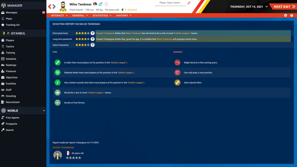 Pro Basketball Manager 2022 - PC (Steam) — screenshot 3