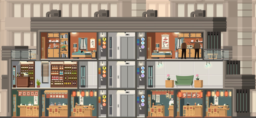 Project Highrise - Tokyo Towers DLC - PC (Steam) — screenshot 1