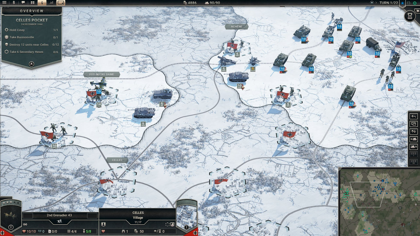 Panzer Corps 2: Frontlines - Bulge DLC - PC (Steam) — скриншот 2