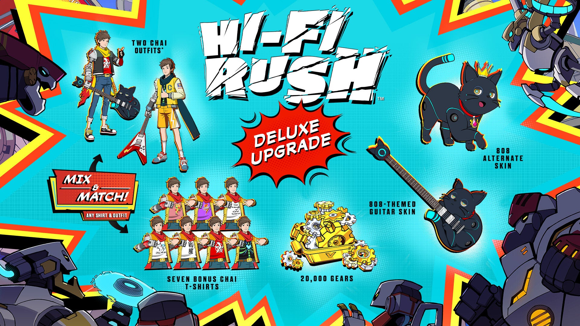 Hi-Fi RUSH Deluxe Upgrade Pack DLC - PC (Steam) — screenshot 2
