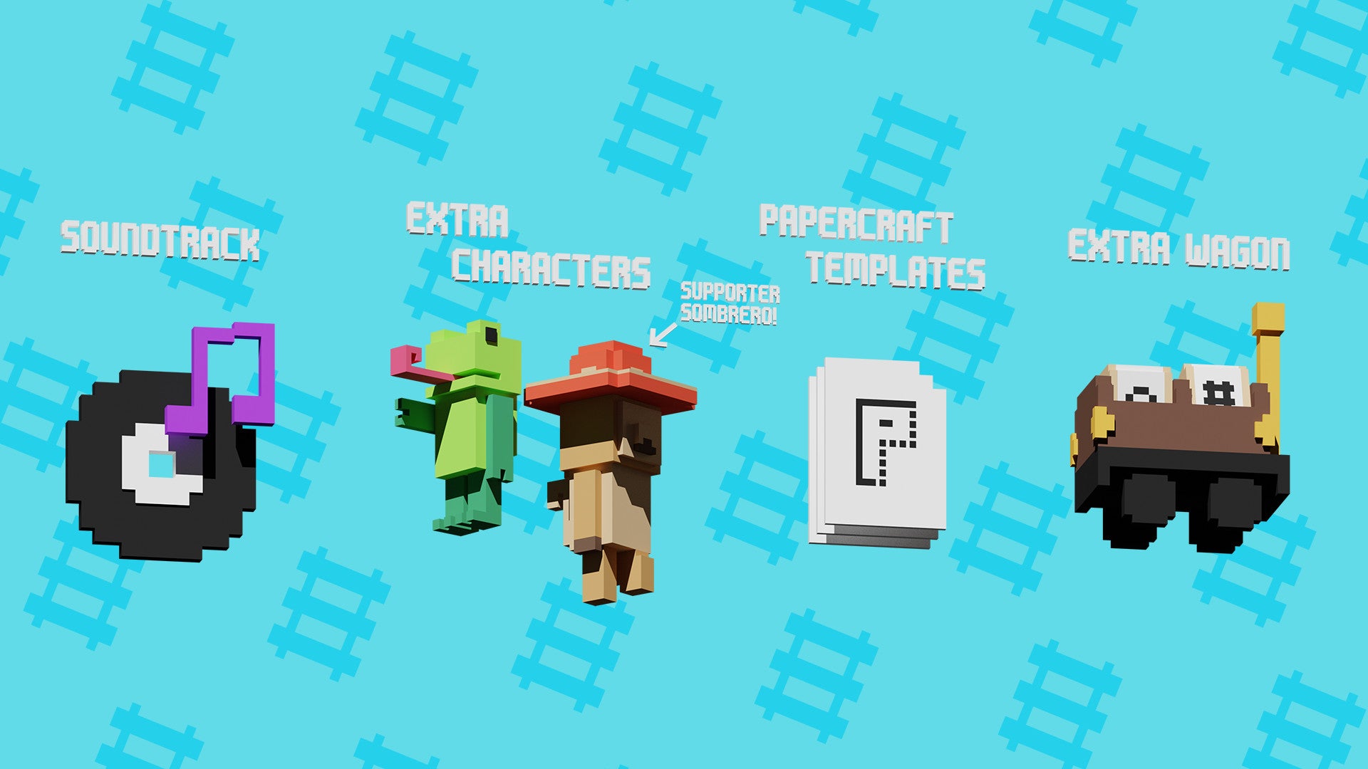 Unrailed! - Supporter Pack DLC - PC (Steam) — screenshot 1
