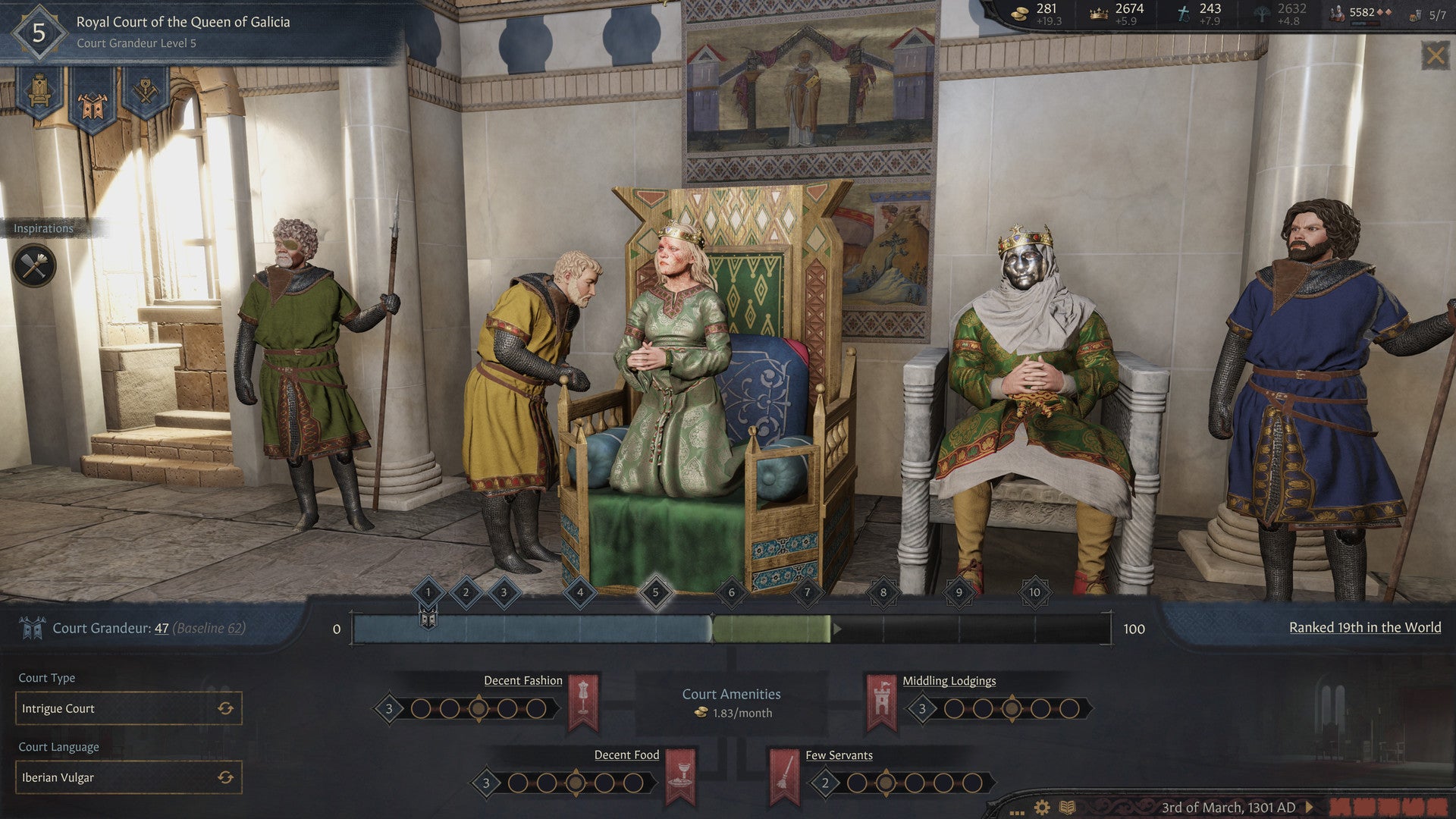 Crusader Kings III: Royal Court screenshot