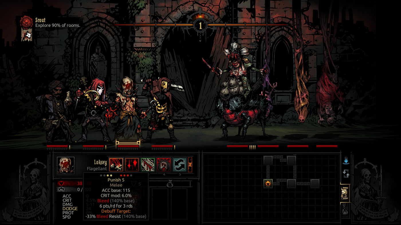 Darkest Dungeon - The Crimson Court DLC - PC (Steam) — скриншот 3