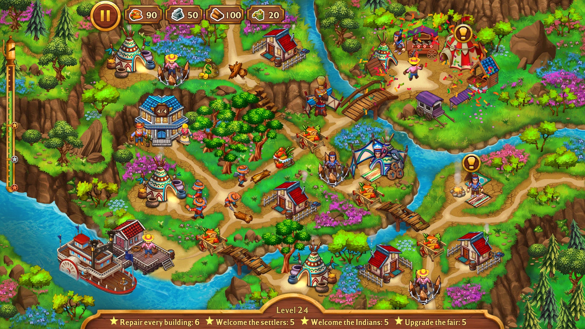 Golden Rails: Small Town Story - PC (Steam) — screenshot 1