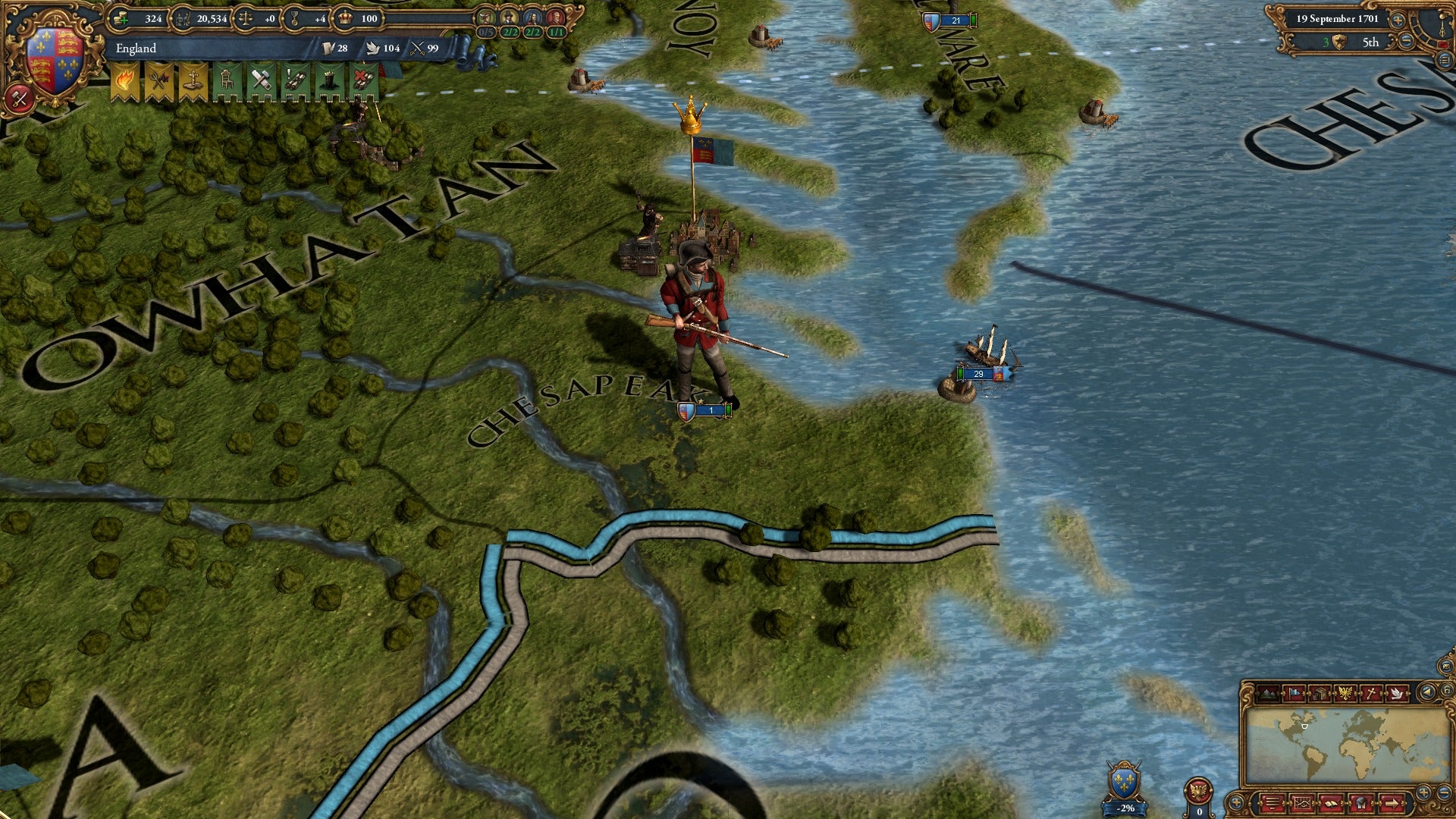 Europa Universalis IV: Colonial British and French Unit pack screenshot