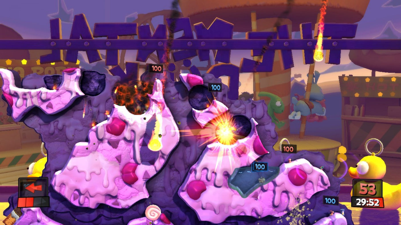 Worms Revolution: Funfair DLC - PC (Steam) — скриншот 1