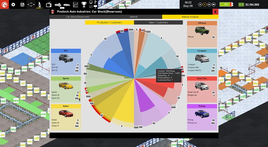 Production Line : Car factory simulation - PC (Steam) — screenshot 3