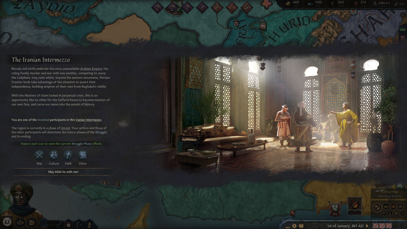 Crusader Kings III - Legacy of Persia DLC - PC (Steam) — скриншот 1