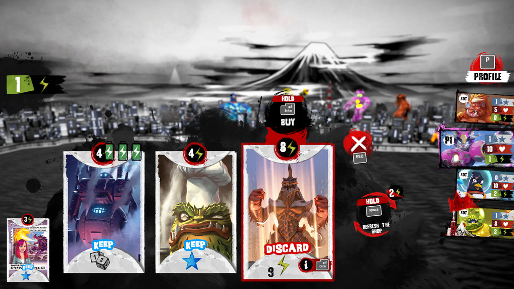 King of Tokyo - Richard Garfield - PC (Steam) — screenshot 1