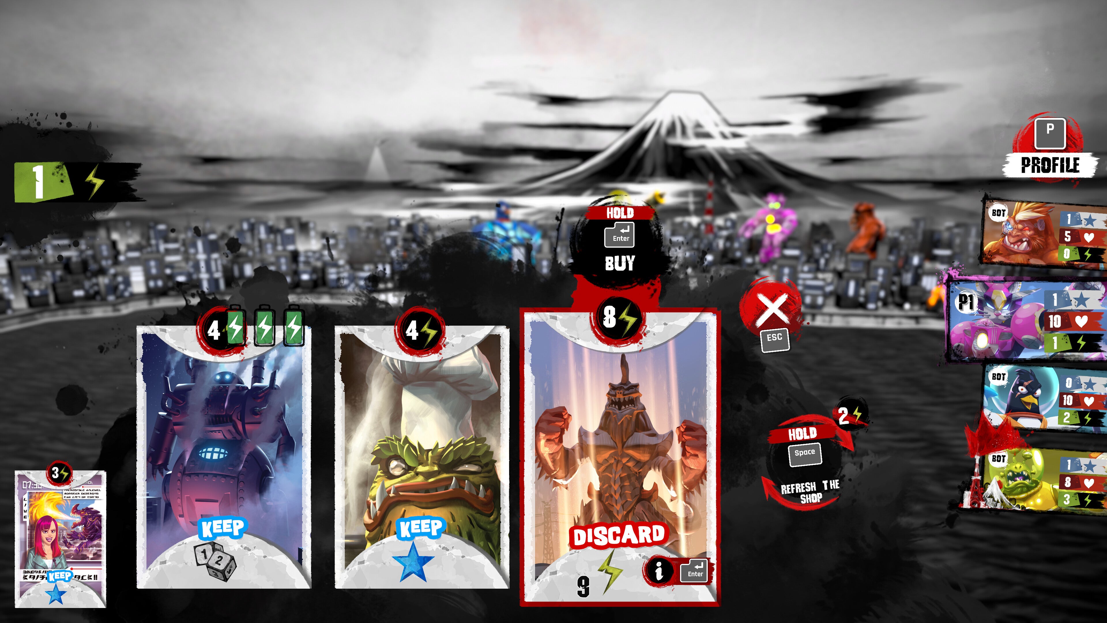 King of Tokyo - Richard Garfield - PC (Steam) — screenshot 1