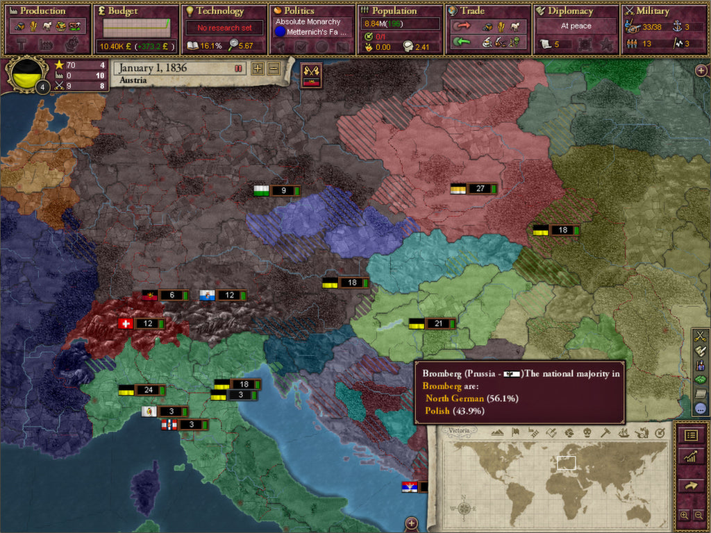 Victoria II: A House Divided screenshot