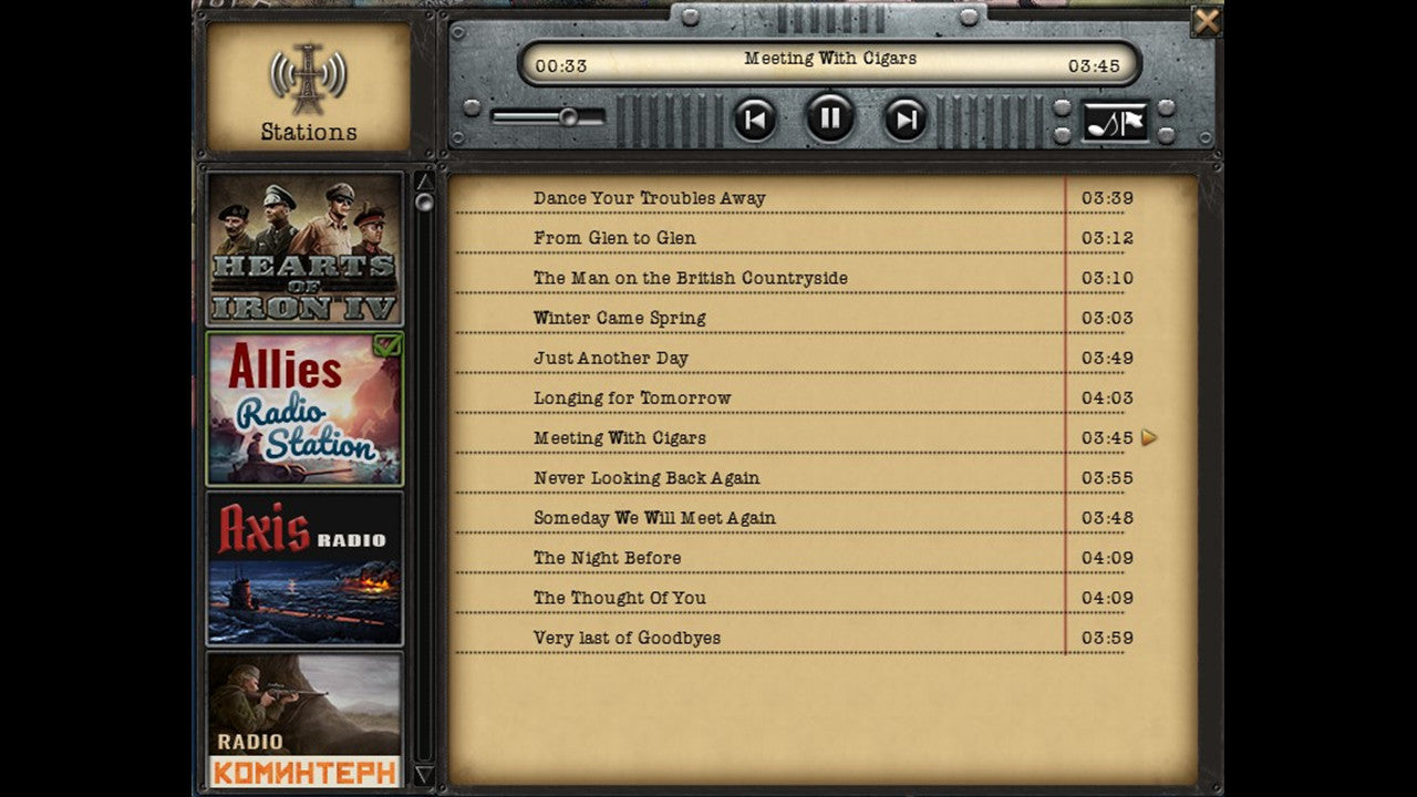 Hearts of Iron IV - Radio Pack DLC - PC (Steam) — screenshot 2
