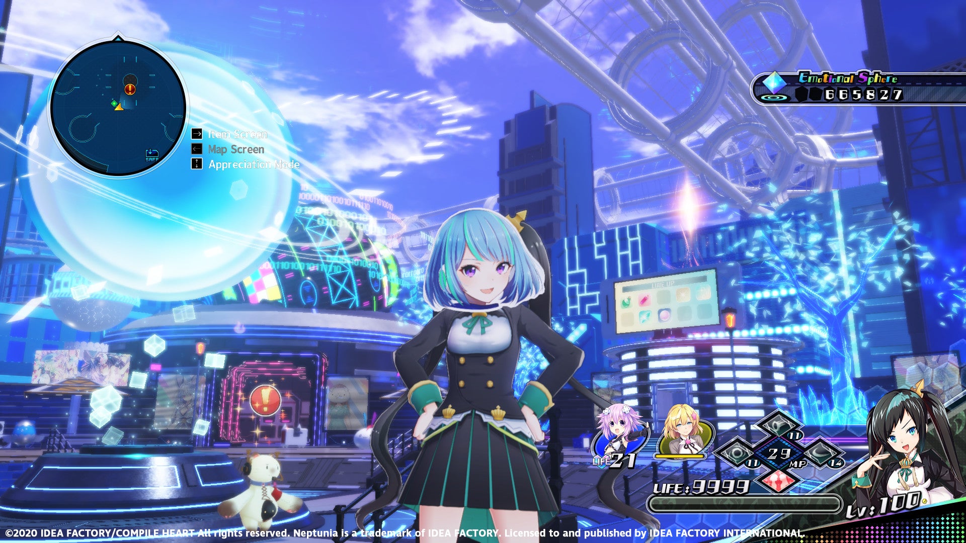 Neptunia Virtual Stars - INSIDEChan Sisters Pack DLC - PC (Steam) — screenshot 3