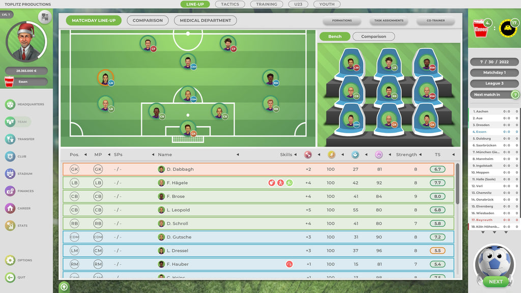 GOAL! The Club Manager - PC (Steam) — screenshot 2